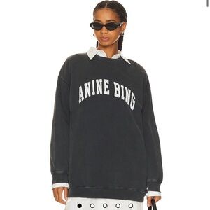 Anine Bing Black Sweatshirt